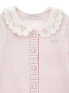 Tutina per neonata Monnalisa Kids rosa con colletto alla Peter Pan 35H202 8060 0091 MONNALISA KIDS 
