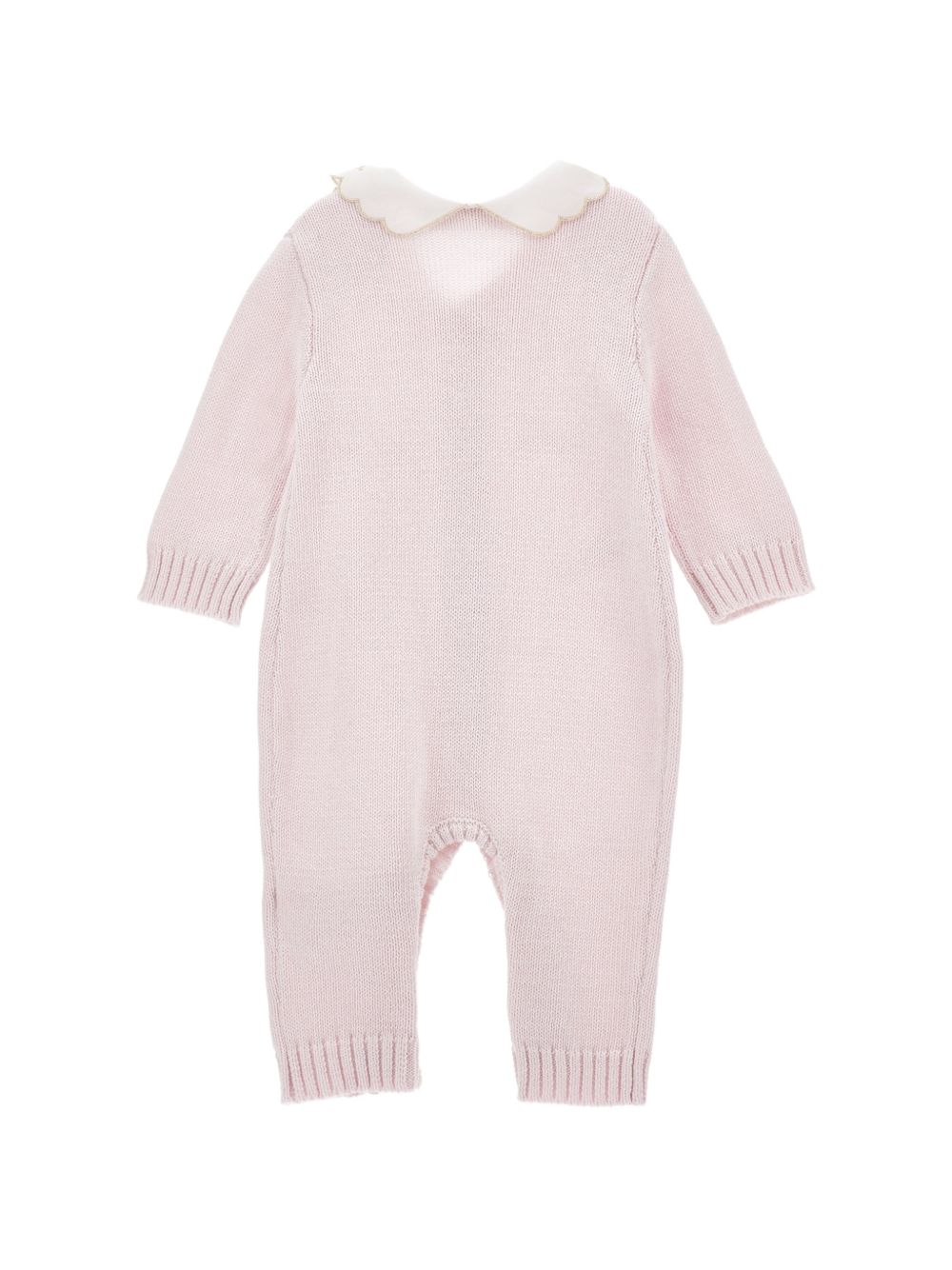 Tutina per neonata Monnalisa Kids rosa con colletto alla Peter Pan 35H202 8060 0091 MONNALISA KIDS 