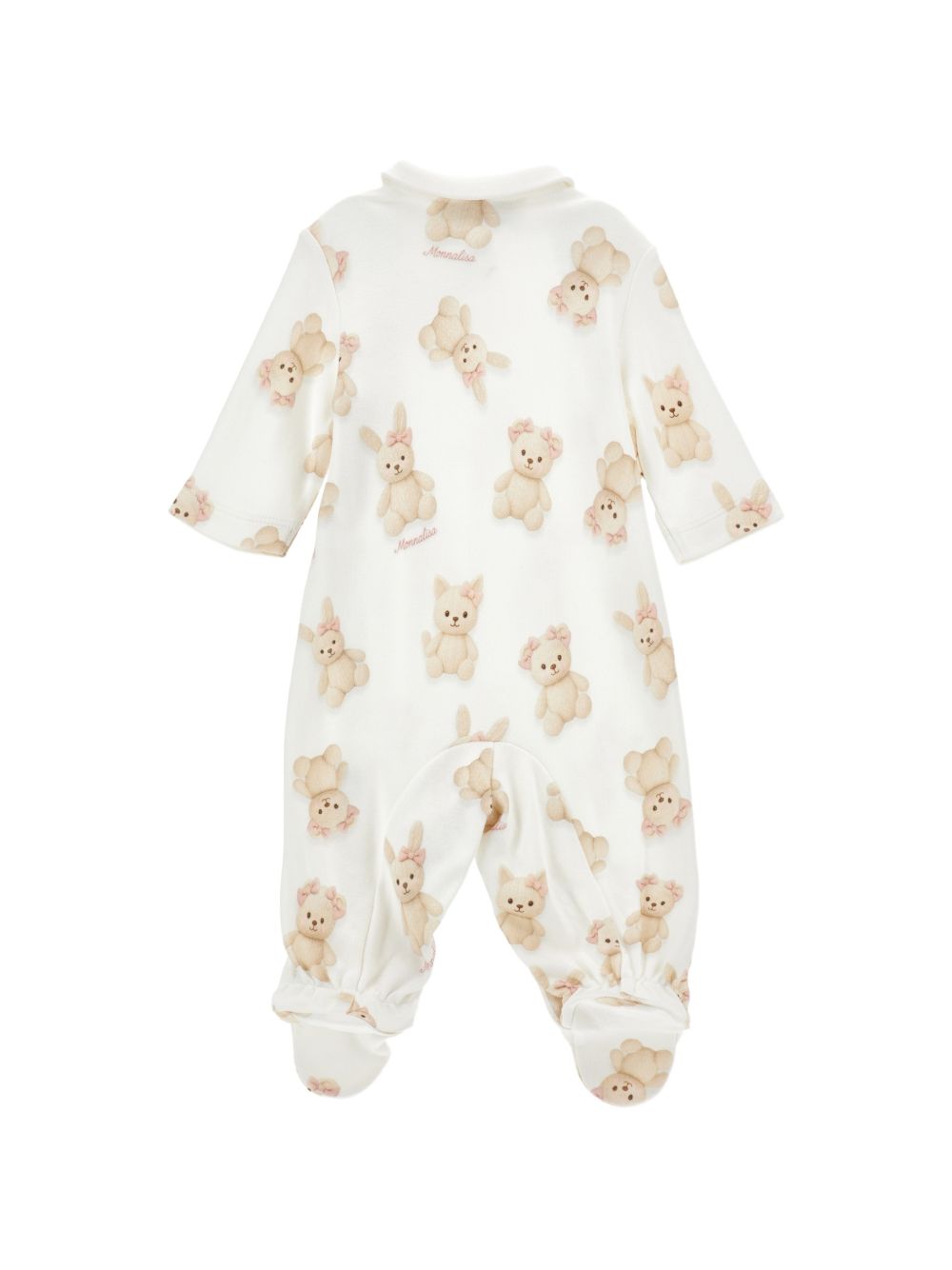 Tutina per neonata Monnalisa Kids bianca con stampa Teddy Bear 35H203 8007 0001 MONNALISA KIDS 