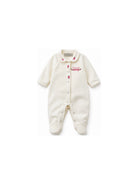 Tutina per neonata Monnalisa Kids bianca con ricamo a fiori 35H204 8003 0001 MONNALISA KIDS 