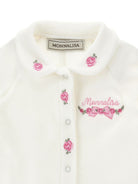 Tutina per neonata Monnalisa Kids bianca con ricamo a fiori 35H204 8003 0001 MONNALISA KIDS 