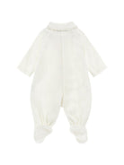 Tutina per neonata Monnalisa Kids bianca con ricamo a fiori 35H204 8003 0001 MONNALISA KIDS 