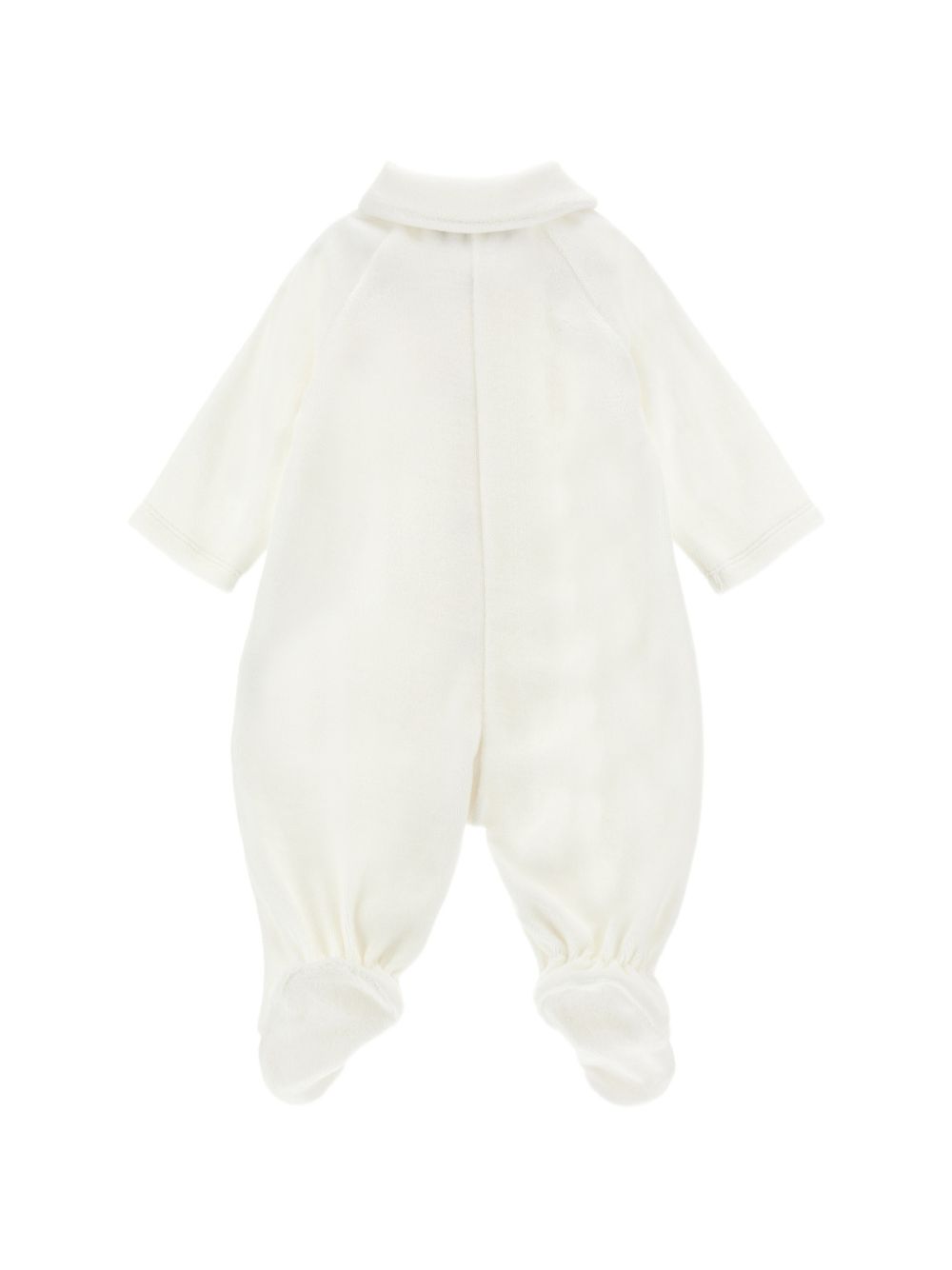 Tutina per neonata Monnalisa Kids bianca con colletto alla Peter Pan 35H207NP 8003 0001 MONNALISA KIDS 