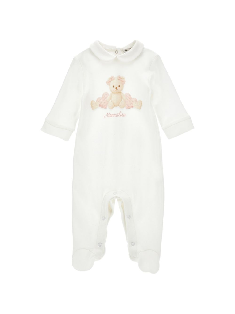 Tutina per neonata Monnalisa Kids bianca con stampa Teddy Bear 35H207 8001 0001 MONNALISA KIDS 