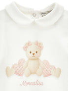 Tutina per neonata Monnalisa Kids bianca con stampa Teddy Bear 35H207 8001 0001 MONNALISA KIDS 