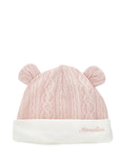 Set tutina cappellino e berretto per neonata Monnalisa Kids con stampa grafica orsetto 35H506 8001 0191 MONNALISA KIDS 