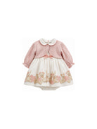 Abito per neonata Monnalisa Kids rosa con stampa Teddy Bear 35H507 8001 0191 MONNALISA KIDS 