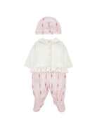 Set tutina e cappellino per neonata Monnalisa Kids multicolore con stampa grafica carosello 35H510 8000 0191 MONNALISA KIDS 