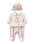 Set tutina e cappellino per neonata Monnalisa Kids multicolore con stampa grafica carosello 35H510 8000 0191 MONNALISA KIDS 