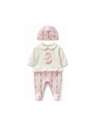 Set tutina e cappellino per neonata Monnalisa Kids multicolore con stampa grafica carosello 35H510 8000 0191 MONNALISA KIDS 