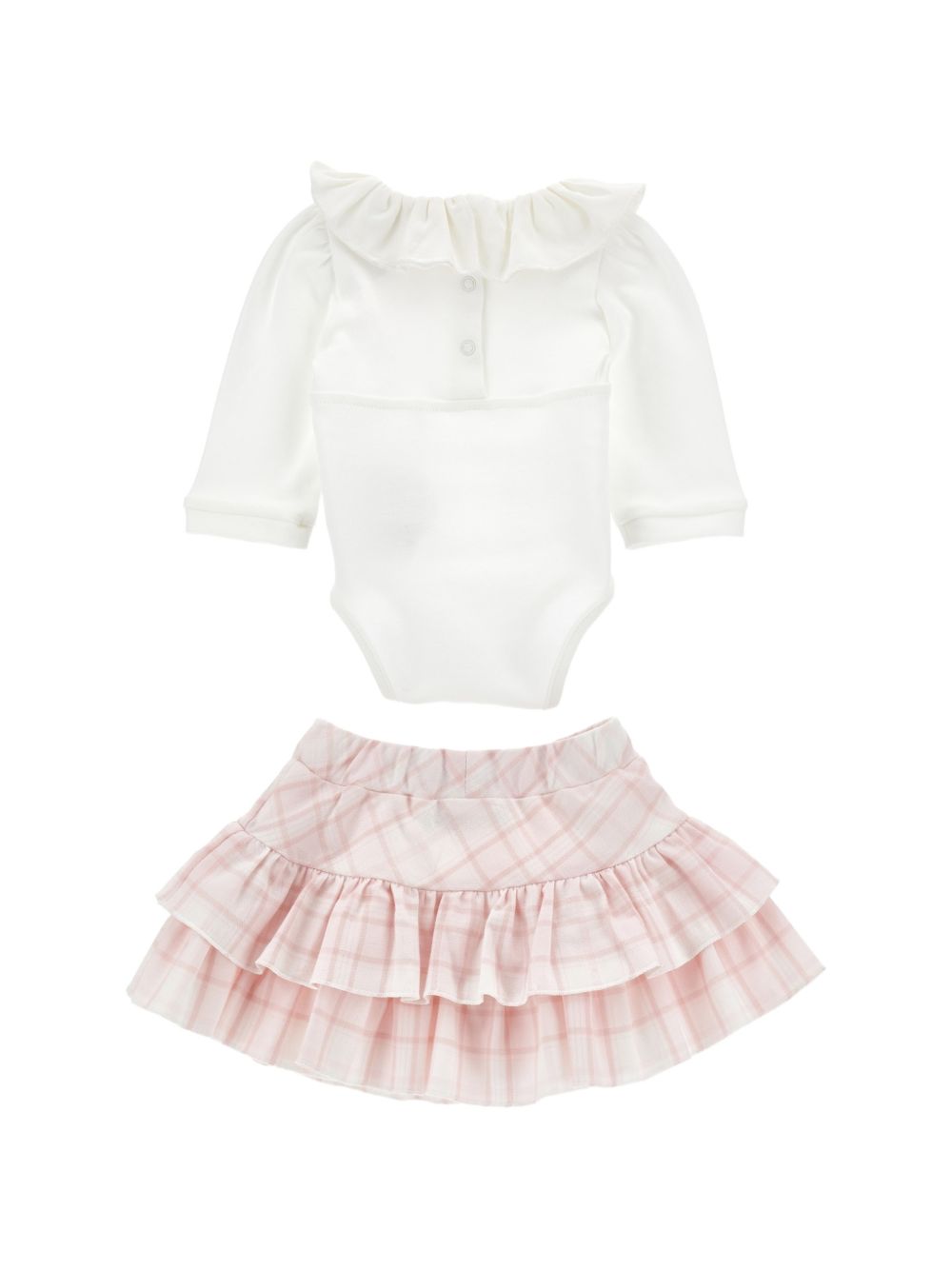Set t-shirt e gonna per neonata Monnalisa Kids multicolore con ricamo floreale 35H514 8000 0191 MONNALISA KIDS 