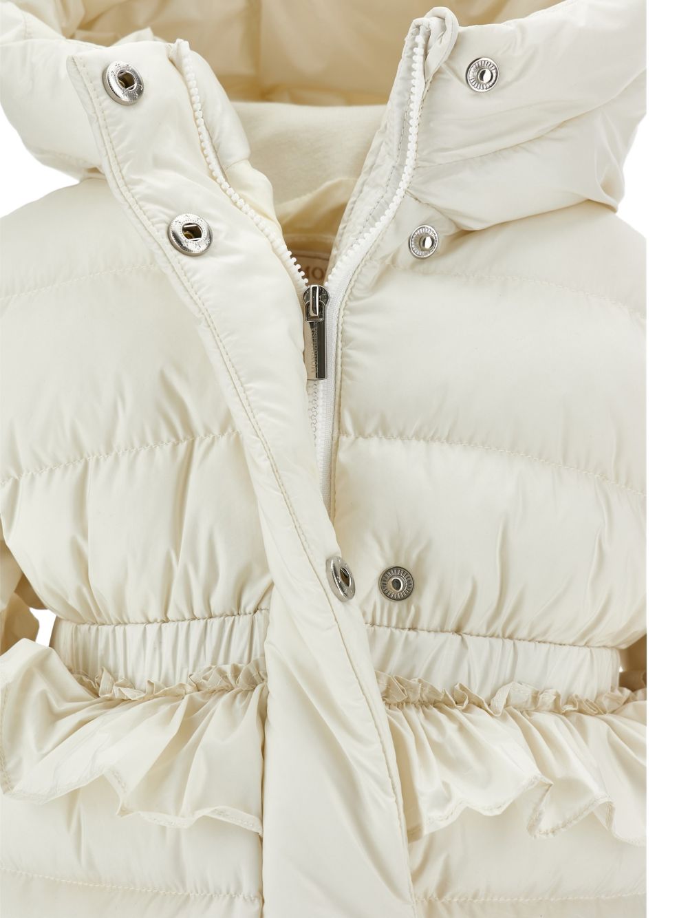 Giubbino per neonata Monnalisa Kids bianco con design imbottito 37H101 8020 0001 MONNALISA KIDS 