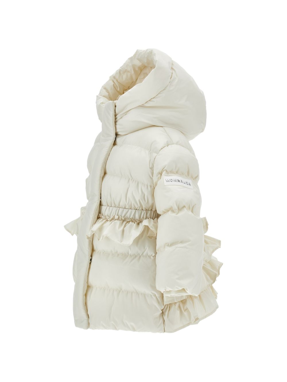 Giubbino per neonata Monnalisa Kids bianco con design imbottito 37H101 8020 0001 MONNALISA KIDS 