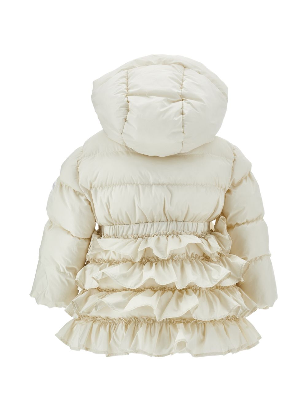 Giubbino per neonata Monnalisa Kids bianco con design imbottito 37H101 8020 0001 MONNALISA KIDS 