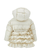 Giubbino per neonata Monnalisa Kids bianco con design imbottito 37H101 8020 0001 MONNALISA KIDS 