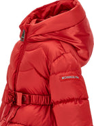 Giubbino per neonata Monnalisa Kids rosso con decorazione a fiori 37H102 8026 0043 MONNALISA KIDS 