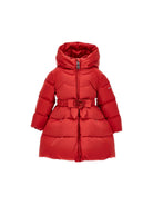 Giubbino per neonata Monnalisa Kids rosso con decorazione a fiori 37H102 8026 0043 MONNALISA KIDS 