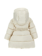 Giubbino per neonata Monnalisa Kids crema con decorazione a fiori 37H102 8026 029F MONNALISA KIDS 