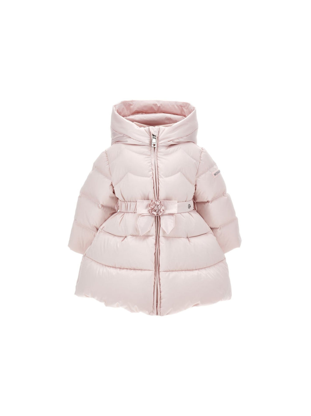 Giubbino per neonata Monnalisa Kids rosa con decorazione a fiori 37H102 8026NB 0013 MONNALISA KIDS 