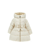 Giubbino per neonata Monnalisa Kids crema con decorazione a fiori 37H102 8026NB 029F MONNALISA KIDS 