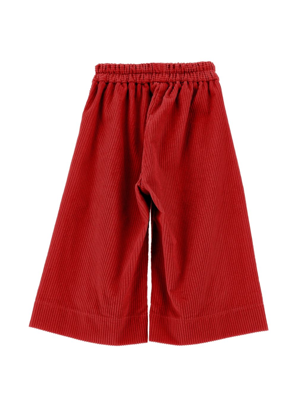 Pantaloni per neonata Monnalisa Kids rossi con dettagli con ruches 37H400 8852 0043 MONNALISA KIDS 