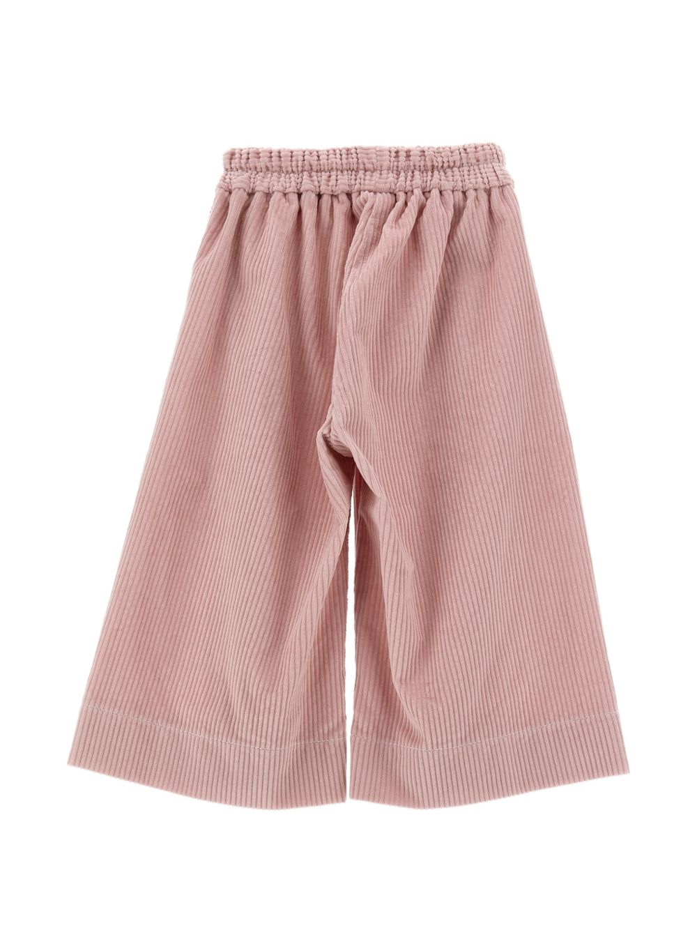 Pantaloni per bambina Monnalisa Kids rosa con placca con logo a cuore 37H400 8852 094F MONNALISA KIDS 