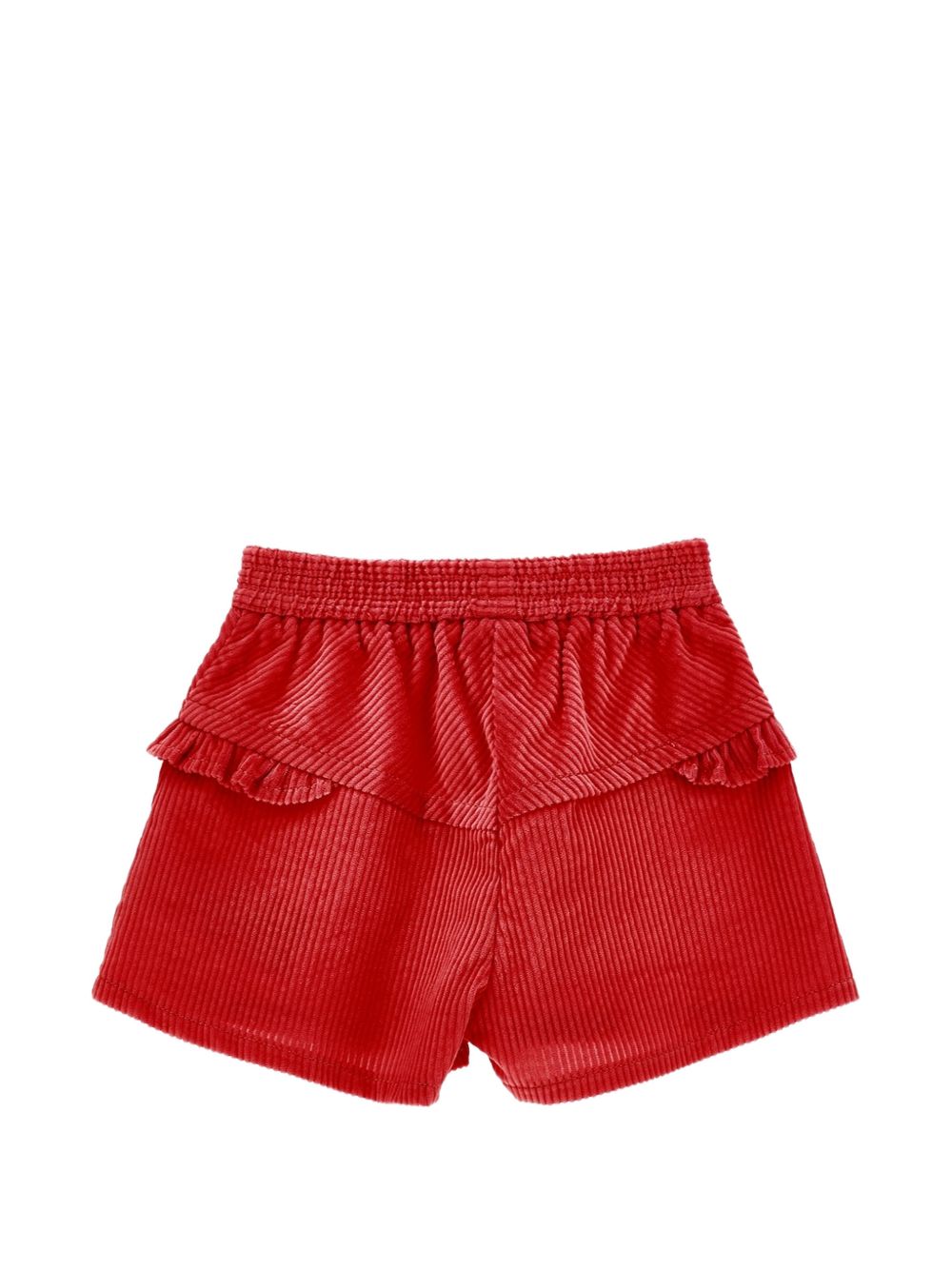 Shorts per neonata Monnalisa Kids rossi con dettagli ruches 37H412 8852 0043 MONNALISA KIDS 