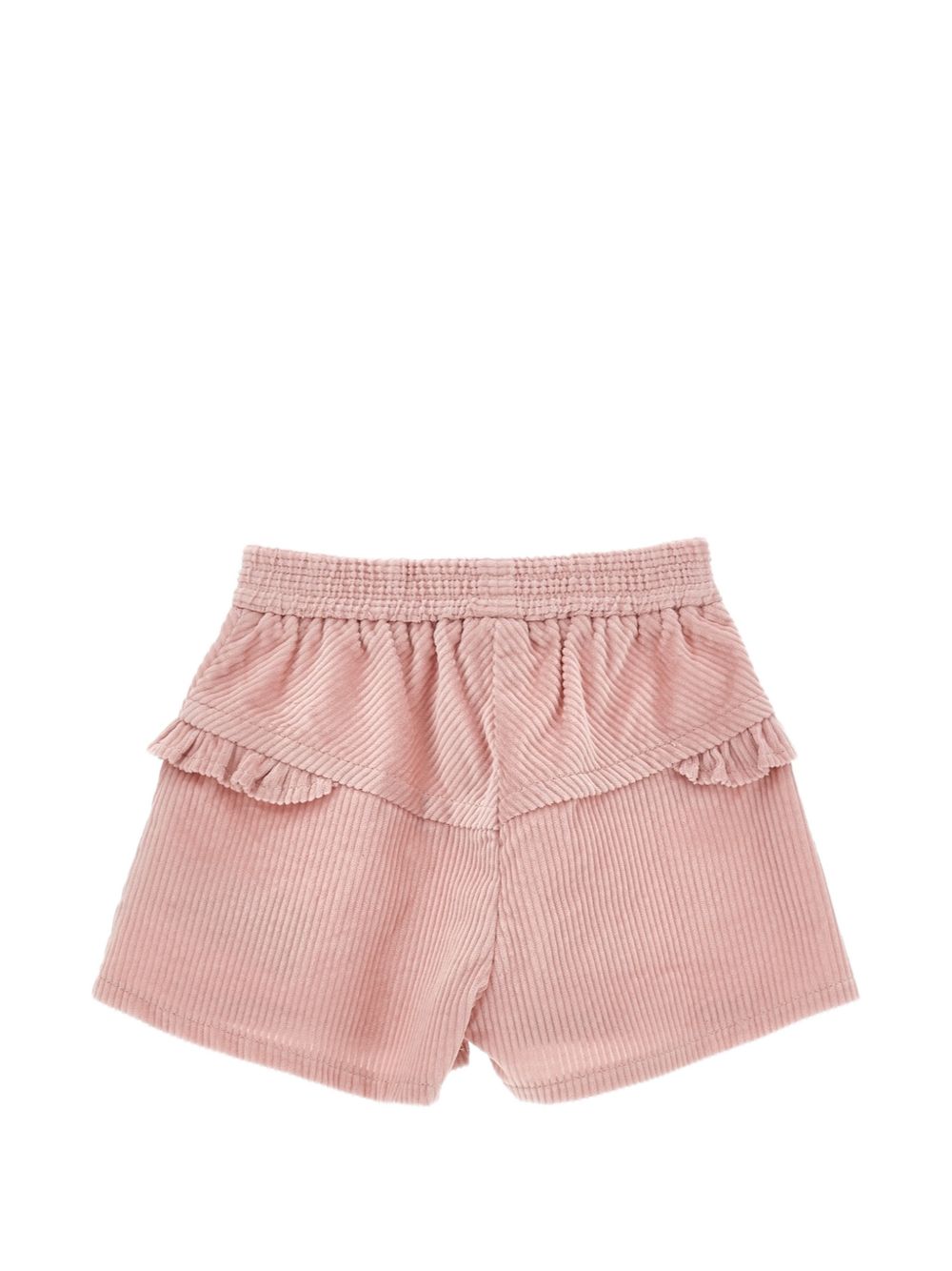 Shorts per neonata Monnalisa Kids rosa con motivo a coste 37H412 8852NB 094F MONNALISA KIDS 