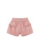 Shorts per neonata Monnalisa Kids rosa con motivo a coste 37H412 8852NB 094F MONNALISA KIDS 