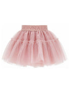Gonna per neonata Monnalisa Kids rosa con trama in tulle 37HGON T9945 0063 MONNALISA KIDS 
