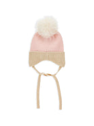 Cappello per neonata Monnalisa Kids rosa con pompom 39H001 8064 9102 MONNALISA KIDS 
