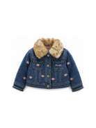 Giacca per neonata Monnalisa Kids in denim con ricamo 39H104 8042NB 0055 MONNALISA KIDS 