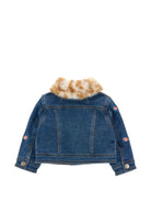 Giacca per neonata Monnalisa Kids in denim con ricamo 39H104 8042NB 0055 MONNALISA KIDS 