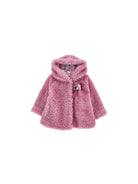 Cappotto per neonata Monnalisa Kids rosa con cappuccio 39H105 8013 0063 MONNALISA KIDS 