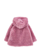 Cappotto per neonata Monnalisa Kids rosa con cappuccio 39H105 8013 0063 MONNALISA KIDS 