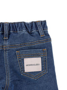Jeans per neonata Monnalisa Kids denim con ricamo a fiori 39H408 8042 0055 MONNALISA KIDS 