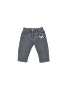 Pantaloni per neonata Monnalisa Kids x Disney grigi con ricamo dalmata 39H409 8708 0033 MONNALISA KIDS 