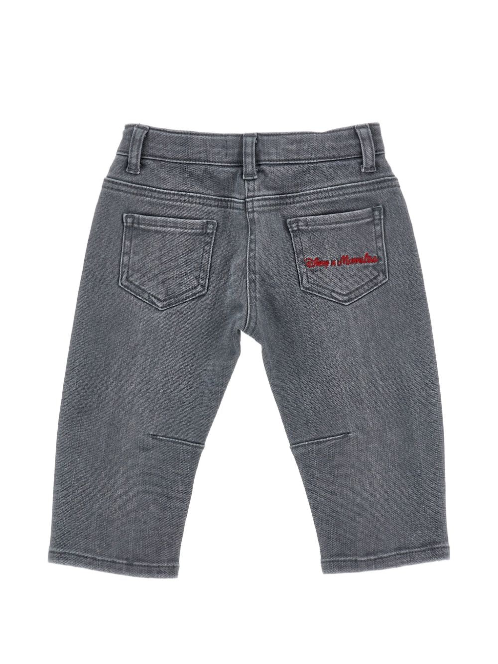 Pantaloni per neonata Monnalisa Kids x Disney grigi con ricamo dalmata 39H409 8708 0033 MONNALISA KIDS 