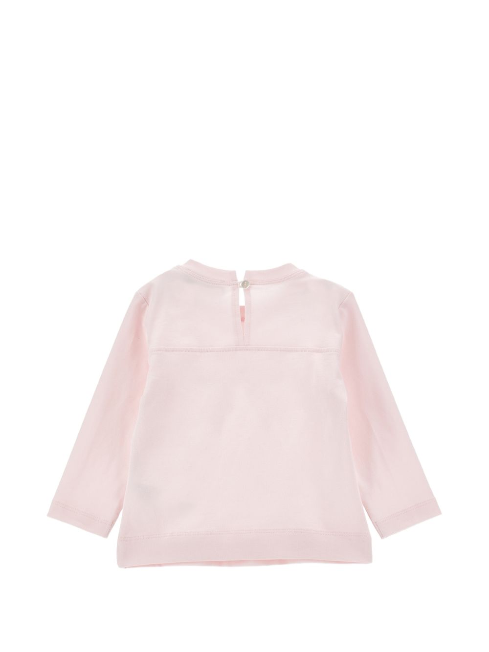 T-shirt per neonata Monnalisa Kids rosa con stampa fiocco sul davanti 39H600 8002 0091 MONNALISA KIDS 