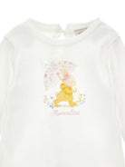 T-shirt per neonata Monnalisa Kids bianca con stampa grafica sul davanti 39H607 8040 0001 MONNALISA KIDS 