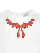 T-shirt per neonata Monnalisa Kids bianca a maniche lunghe 39H621 8002 0001 MONNALISA KIDS 