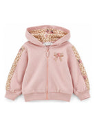 Felpa per neonata Monnalisa Kids rosa con dettagli animalier 39H801 8006 094F MONNALISA KIDS 