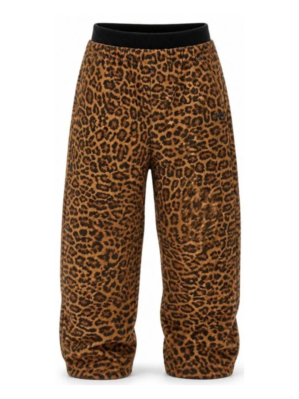 Pantaloni per bambina Monnalisa Kids marroni con stampa animalier 41H406 8623 0080 MONNALISA KIDS 