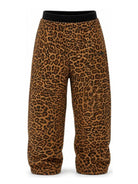 Pantaloni per bambina Monnalisa Kids marroni con stampa animalier 41H406 8623 0080 MONNALISA KIDS 