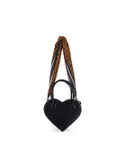 Borsa a spalla per bambina Monnalisa Kids nera a forma di cuore 49H000 8729 0080 MONNALISA KIDS 