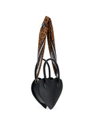 Borsa a spalla per bambina Monnalisa Kids nera a forma di cuore 49H000 8729 0080 MONNALISA KIDS 