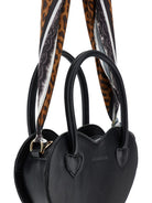 Borsa a spalla per bambina Monnalisa Kids nera a forma di cuore 49H000 8729 0080 MONNALISA KIDS 