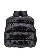 Gilet per bambina Monnalisa Kids nero trapuntato con cappuccio 49H100 8022 0050 MONNALISA KIDS 