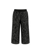 Pantaloni per bambina Monnalisa Kids neri con decorazione con paillettes 49H404 8084 0050 MONNALISA KIDS 