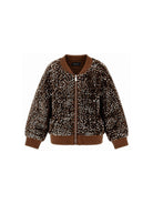 Felpa per bambina Monnalisa Kids marrone con decorazione paillettes all-over 49H800 8084 0006 MONNALISA KIDS 